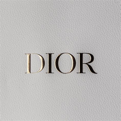 gold dior logo